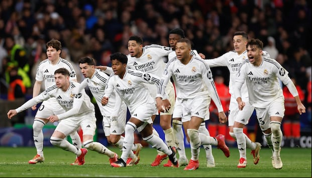 Real Madrid enfrentará al Arsenal en los cuartos de final de la Champions League. (Foto: AFP)