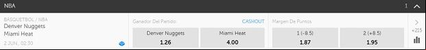 Betsafe NBA Apuesta