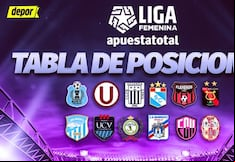 Tabla de posiciones de Liga Femenina: partidos y resultados de la fecha 11