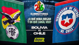 Bolivia vs. Chile: canal de TV para ver el partido por las Eliminatorias 2026