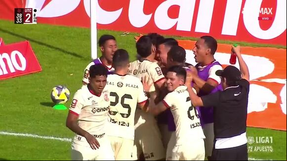 Cristian Mejía metió el gol para el 1-2 del Sporting Cristal vs UTC. (Video: L1 Max)