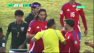 ¡Lo sufre Gareca! Tarjeta roja para Francisco Sierralta en el Chile vs. Bolivia
