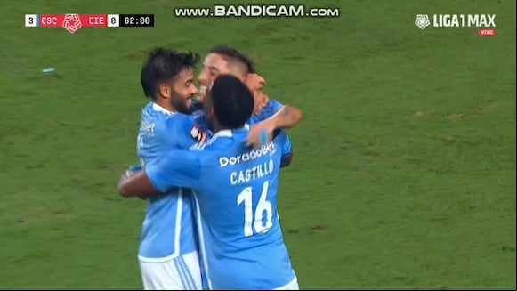 Alejandro Hohberg anotó el 4-0 a favor de Sporting Cristal vs. Cienciano. (Video: Liga 1 Max)